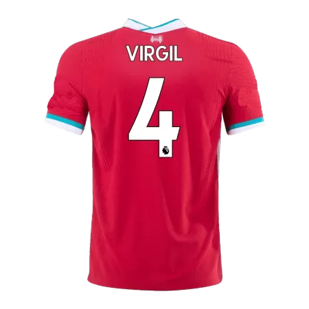 Virgil Van Dijk #4 New Liverpool Jersey 2020/21 Home Soccer Shirt - Best Soccer Players