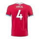 Virgil Van Dijk #4 New Liverpool Jersey 2020/21 Home Soccer Shirt - Best Soccer Players