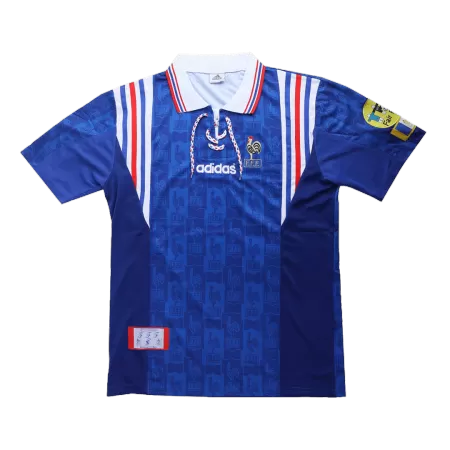 Vintage France Jersey 1996 Home Soccer Shirt - Best Soccer Players