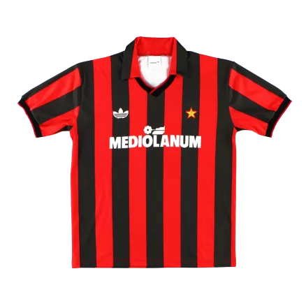 Vintage AC Milan Jersey 1991/92 Home Soccer Shirt - Best Soccer Players