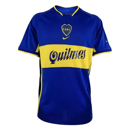 Vintage Boca Juniors Jersey 2001/02 Home Soccer Shirt - Best Soccer Players