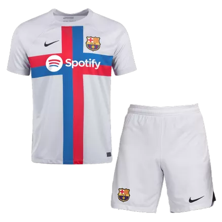 New Barcelona Soccer Kit 2022/23 Third Away (Shirt+Shorts) - Best Soccer Players
