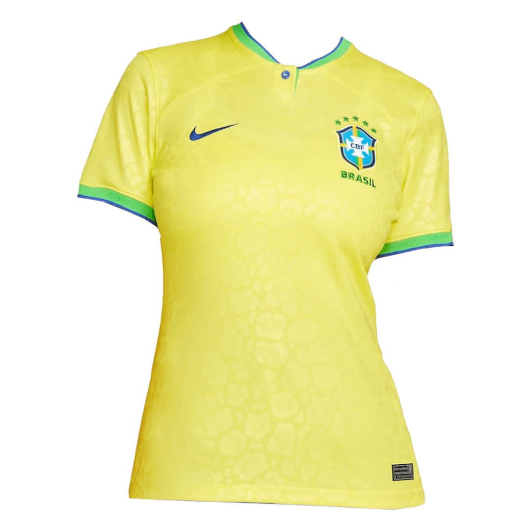 New Brazil Jersey 2022 Home Soccer Shirt Women World Cup - Best Soccer Players
