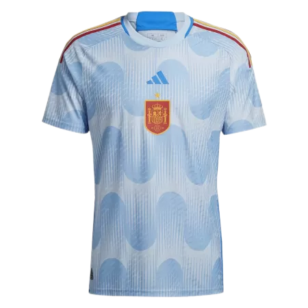 New Spain Jersey 2022 Away Soccer Shirt World Cup Authentic Version - Best Soccer Players