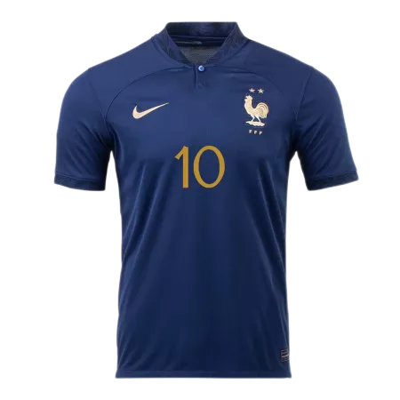 MBAPPE #10 New France Jersey 2022 Home Soccer Shirt World Cup - Best Soccer Players