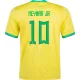 NEYMAR JR #10 New Brazil Jersey 2022 Home Soccer Shirt World Cup - Best Soccer Players