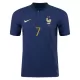 GRIEZMANN #7 New France Jersey 2022 Home Soccer Shirt World Cup Authentic Version - Best Soccer Players