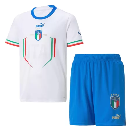 Italy Kids Kit 2022 Away (Shirt+Shorts) - Best Soccer Players