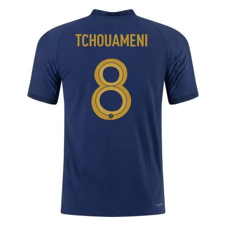 TCHOUAMENI #8 New France Jersey 2022 Home Soccer Shirt World Cup Authentic Version - Best Soccer Players