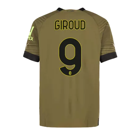 GIROUD #9 New AC Milan Jersey 2022/23 Third Away Soccer Shirt - Best Soccer Players