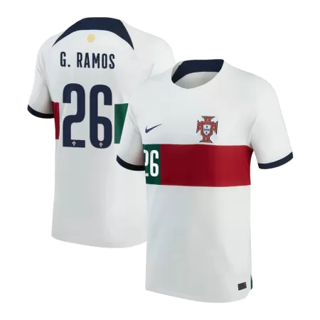 G.RAMOS #26 New Portugal Jersey 2022 Away Soccer Shirt World Cup - Best Soccer Players