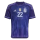 L. MARTINEZ #22 New Argentina Three Stars Jersey 2022 Away Soccer Shirt World Cup - Best Soccer Players