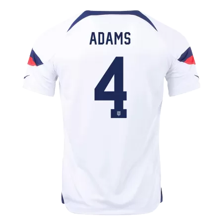 ADAMS #4 New USA Jersey 2022 Home Soccer Shirt World Cup - Best Soccer Players