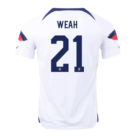WEAH #21 New USA Jersey 2022 Home Soccer Shirt World Cup - Best Soccer Players