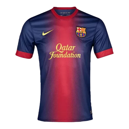 Vintage Barcelona Jersey 2012/13 Home Soccer Shirt - Best Soccer Players