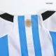 MESSI #10 New Argentina Three Stars Jersey 2022 Home Soccer Shirt Women World Cup - Best Soccer Players
