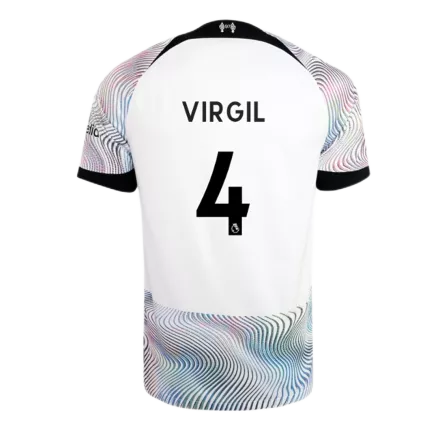VIRGIL #4 New Liverpool Jersey 2022/23 Away Soccer Shirt Authentic Version - Best Soccer Players