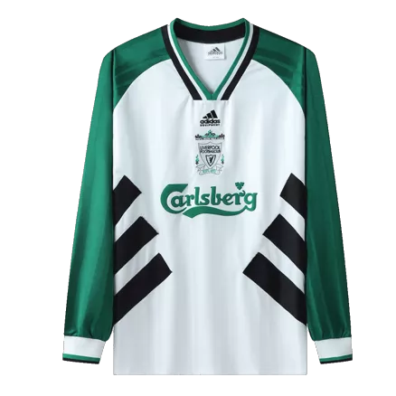 Vintage Liverpool Jersey 93/95 Away Soccer Shirt Long Sleeve - Best Soccer Players