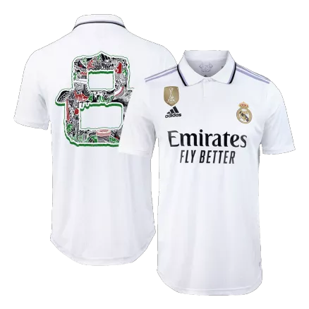 Unique #8 New Real Madrid Jersey 2022/23 Soccer Shirt World Cup Authentic Version - Special - Best Soccer Players