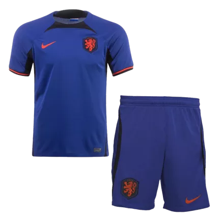 New Netherlands World Cup Soccer Kit 2022 Away (Shirt+Shorts) - Best Soccer Players