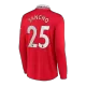 SANCHO #25 New Manchester United Jersey 2022/23 Home Soccer Long Sleeve Shirt - Best Soccer Players