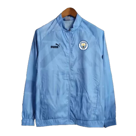 New Manchester City Windbreaker 2023/24 Blue - Best Soccer Players