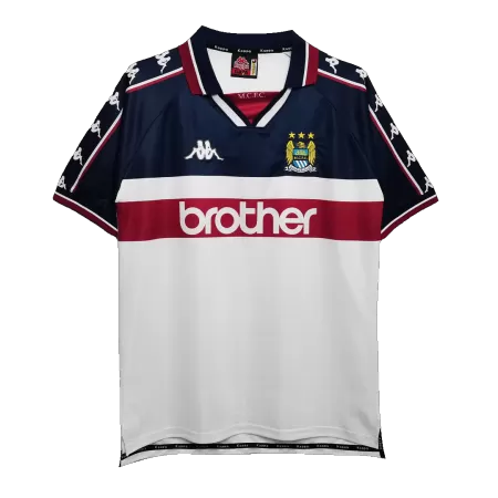 Vintage Manchester City Jersey 1997/98 Away Soccer Shirt - Best Soccer Players