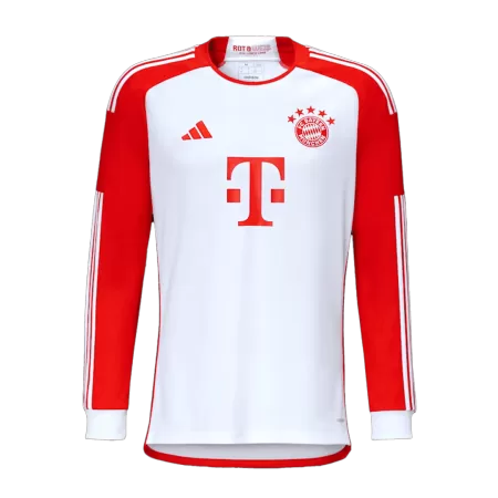 New Bayern Munich Jersey 2023/24 Home Soccer Long Sleeve Shirt - Best Soccer Players