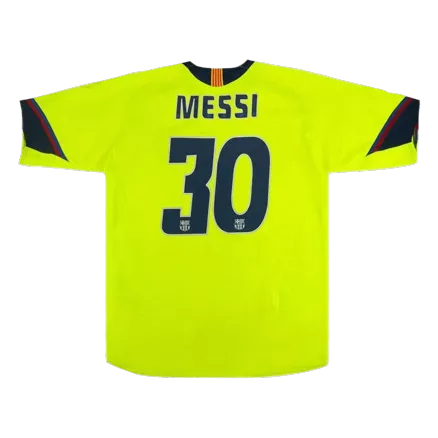 MESSI #30 Vintage Barcelona Jersey 2005/06 Away Soccer Shirt - Best Soccer Players