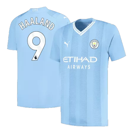 HAALAND #9 New Manchester City Jersey 2023/24 Home Soccer Shirt - Best Soccer Players