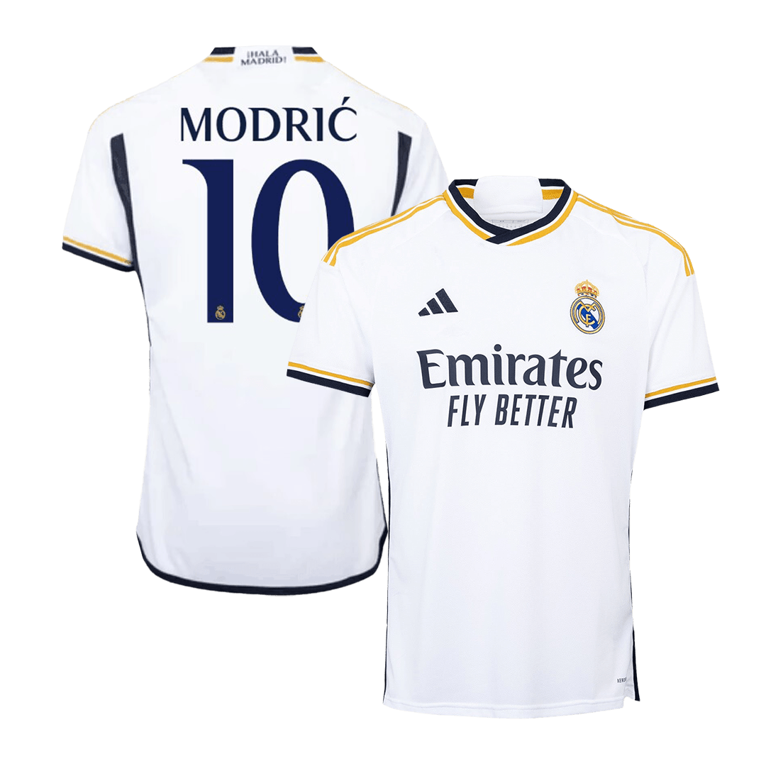 MODRIĆ #10 New Real Madrid Jersey 2023/24 Home Soccer Shirt - Best Soccer Players