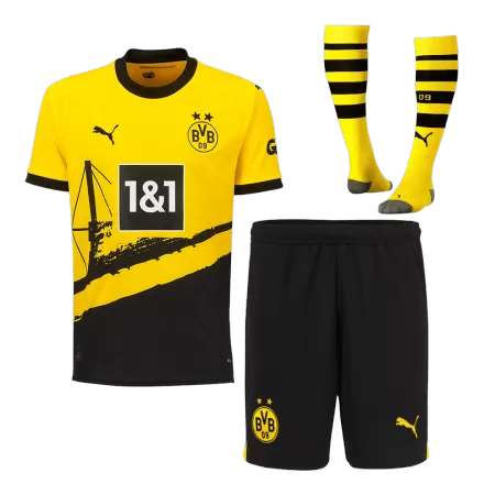 New Borussia Dortmund Soccer Kit 2023/24 Home (Shirt+Shorts+Socks) 
 - Best Soccer Players