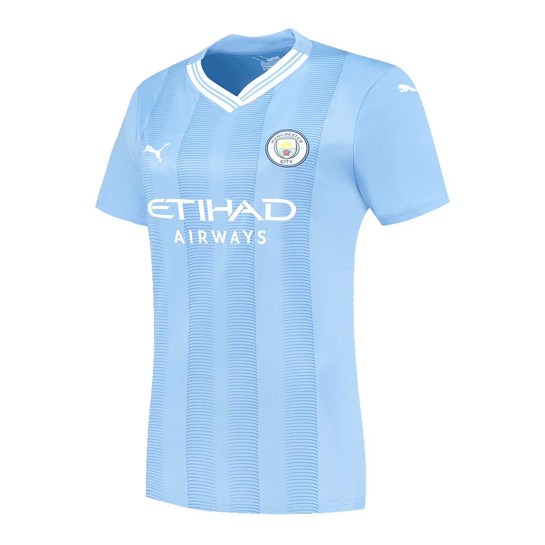 New Manchester City Jersey 2023/24 Home Soccer Shirt Women - Best Soccer Players