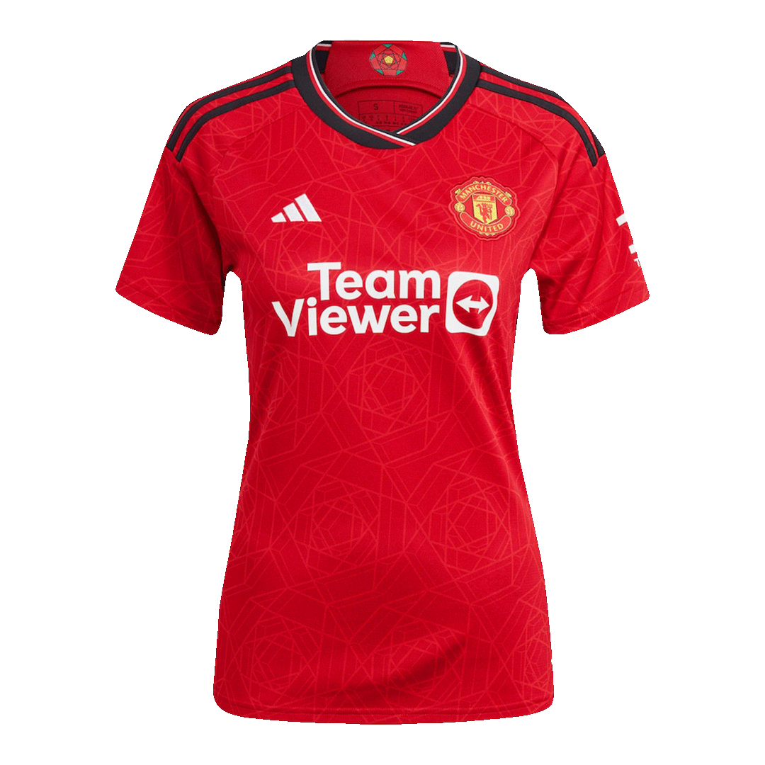 New Manchester United Jersey 2023/24 Home Soccer Shirt Women - Best Soccer Players