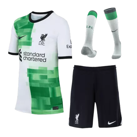 Liverpool Kids Kit 2023/24 Away (Shirt+Shorts+Socks) - Best Soccer Players
