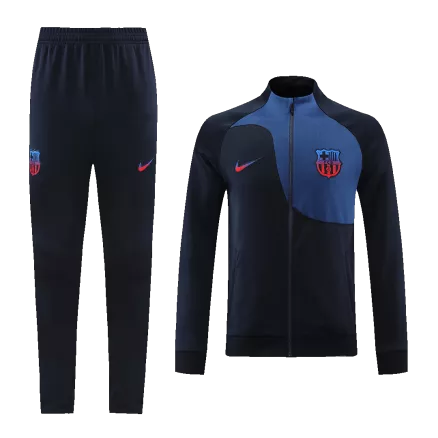 New Barcelona Training Kit (Top+Pants) 2022/23 Black - Best Soccer Players