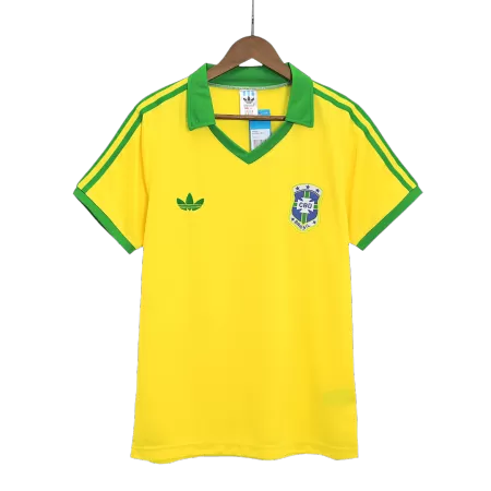 Vintage Brazil Jersey 1977 Home Soccer Shirt - Best Soccer Players
