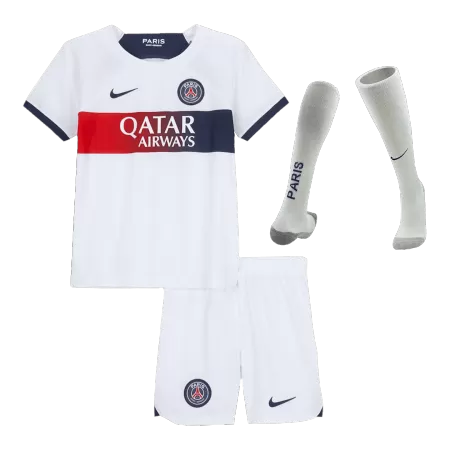 PSG Kids Kit 2023/24 Away (Shirt+Shorts+Socks) - Best Soccer Players