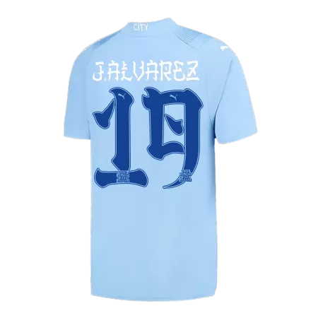 J.ALVAREZ #19 New Manchester City Jersey 2023/24 Home Soccer Shirt - Best Soccer Players