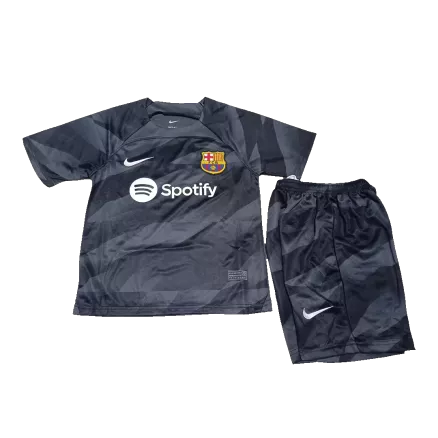 Barcelona Kids Kit 2023/24 (Shirt+Shorts) Goalkeeper - Best Soccer Players