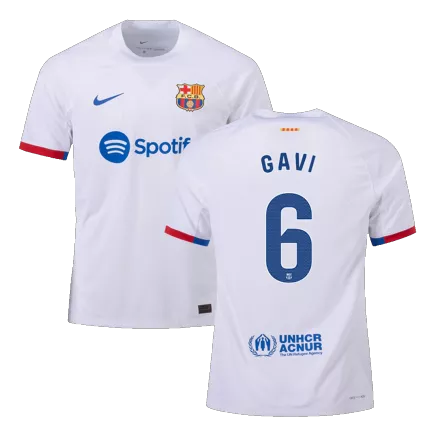 GAVI #6 New Barcelona Jersey 2023/24 Away Soccer Shirt Authentic Version - Best Soccer Players