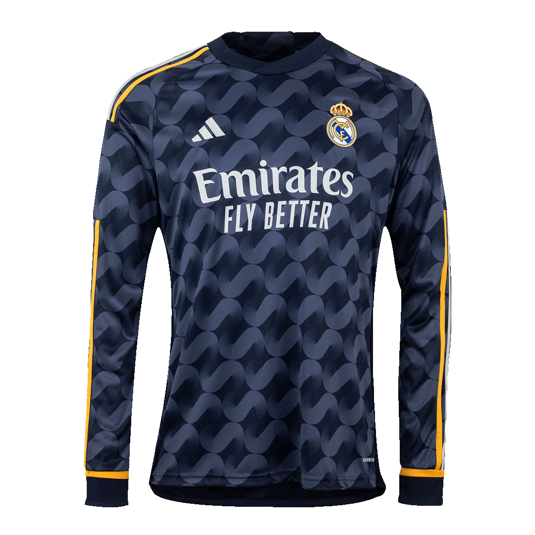 New Real Madrid Jersey 2023/24 Away Soccer Long Sleeve Shirt - Best Soccer Players