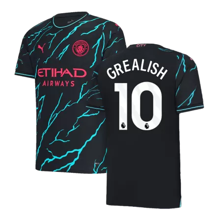 GREALISH #10 New Manchester City Jersey 2023/24 Third Away Soccer Shirt - Best Soccer Players