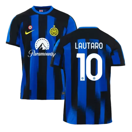 LAUTARO #10 New Inter Milan Jersey 2023/24 Home Soccer Shirt - Best Soccer Players
