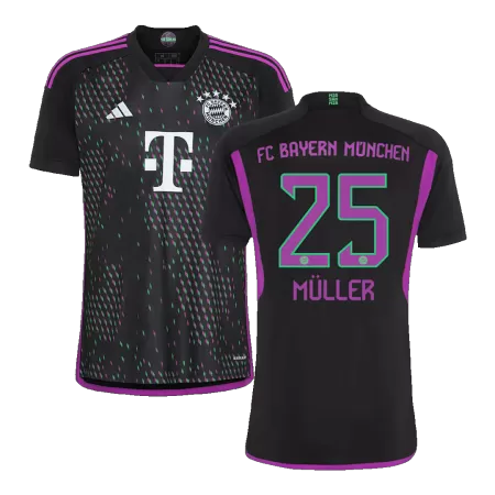 MÜLLER #25 New Bayern Munich Jersey 2023/24 Away Soccer Shirt - Best Soccer Players