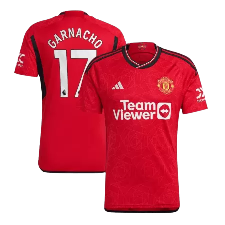 GARNACHO #17 New Manchester United Jersey 2023/24 Home Soccer Shirt - Best Soccer Players