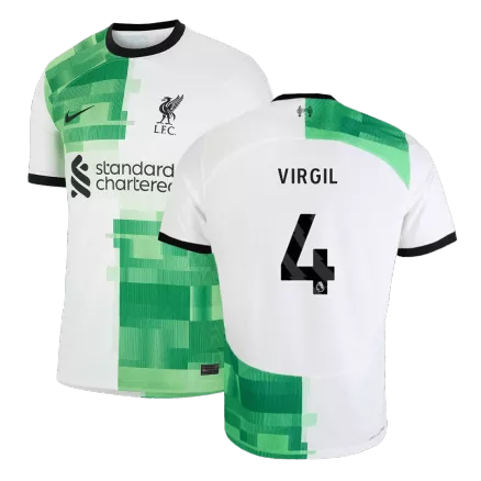VIRGIL #4 New Liverpool Jersey 2023/24 Away Soccer Shirt - Best Soccer Players