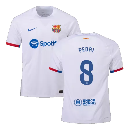 PEDRI #8 New Barcelona Jersey 2023/24 Away Soccer Shirt Authentic Version - Best Soccer Players