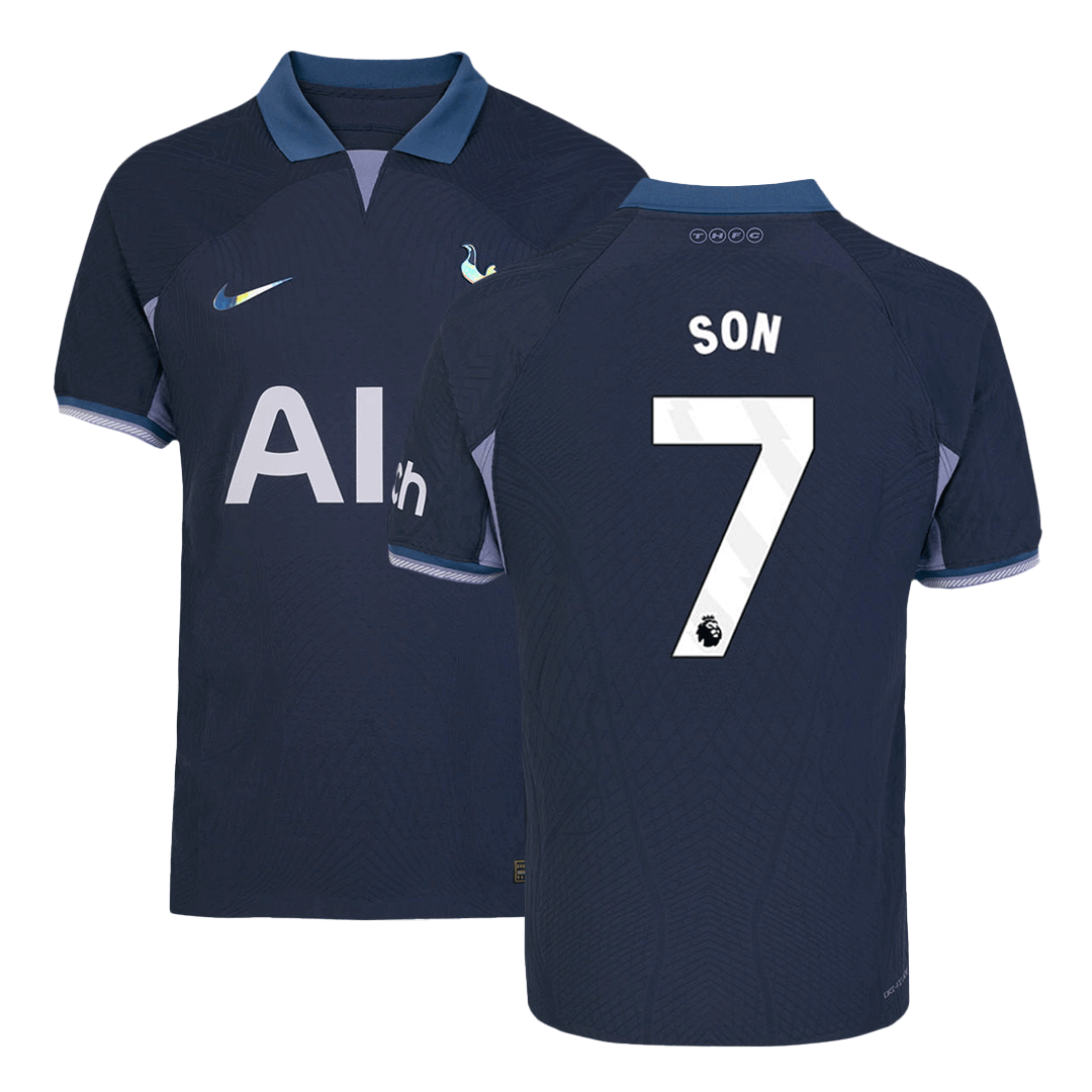 SON #7 New Tottenham Hotspur Jersey 2023/24 Away Soccer Shirt Authentic Version - Best Soccer Players