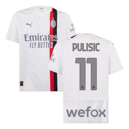 PULISIC #11 New AC Milan Jersey 2023/24 Away Soccer Shirt Authentic Version - Best Soccer Players